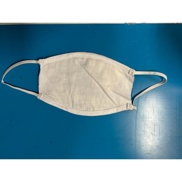 Rip and Dip Face Mask White Cotton Blend Reusable Washable - Picture 2 of 2